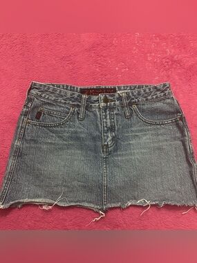 Mudd Blue Denim Mini Skirt
